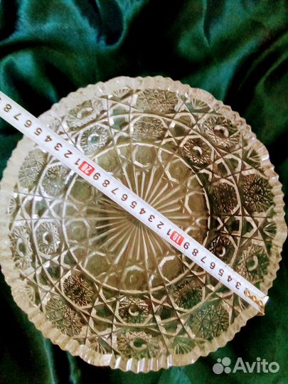 Цветные фужеры Германия салатник Чехословакия