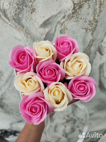 Букет цветов из мыла