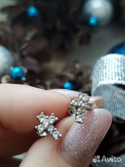 Серебряные серьги