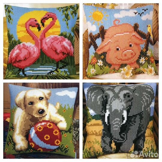 Набор для вышивания vervaco подушка