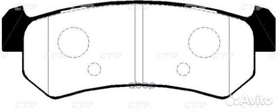 Ckkd-14 Колодки тормозные дисковые зад GK