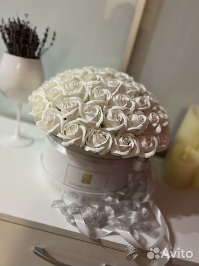 Букет из мыльных роз