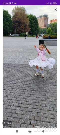 Платье для девочки 128 рост