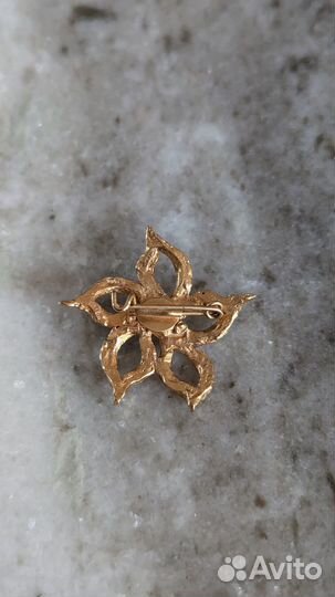 Винтажная брошь saoya Франция