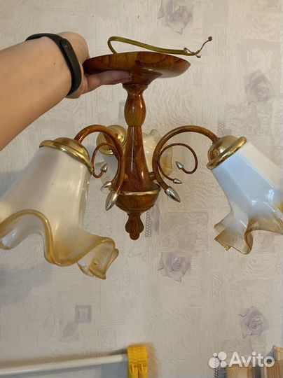 Люстра потолочная бу