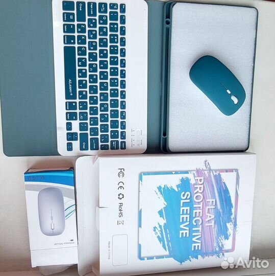 Клавиатура беспроводная зеленая для сасмунг tab s6