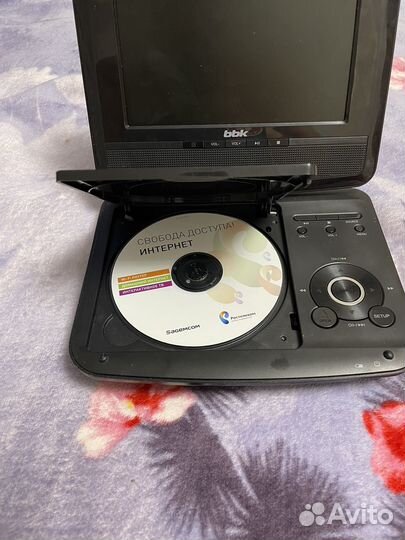 Портативный dvd плеер bbk