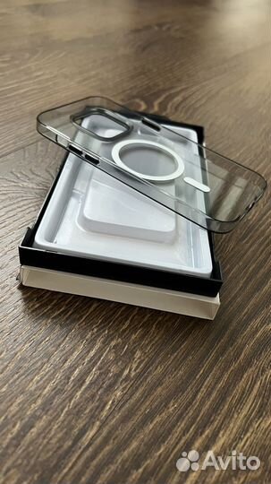 Чехол прозрачный на iPhone 14 pro max с MagSafe