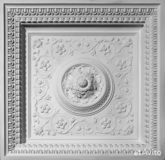 Панель -Кессоны из гипса