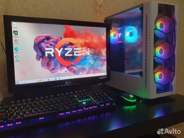 Пк для игр и учёбы/Ryzen5/RTX2060s/DDR4 16gb
