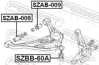 Пыльник шаровой опоры suzuki grand vitara/escud