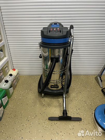 Профессиональный пылеводосос 3 моторный 80 л