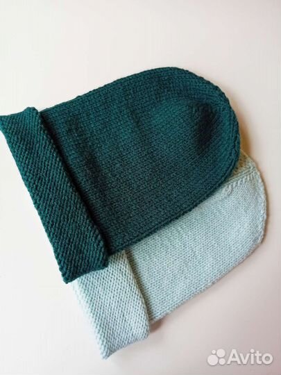 Шапка вязаная ручная работа
