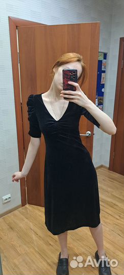 Бархатное платье