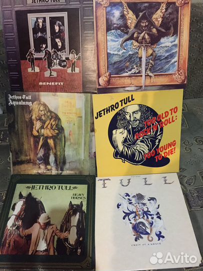 Jethro Tull на виниловых пластинках