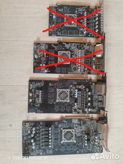 Видеокарты 480,570,580