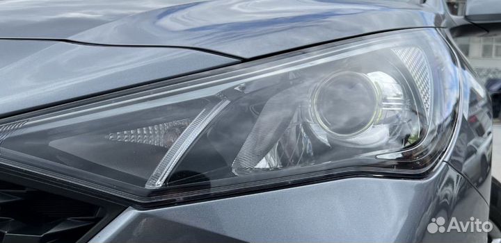 Фары bi LED на hyundai solaris 2