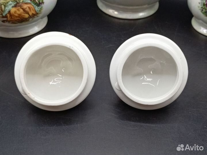 Сервиз кофейный Мадонна ГДР Перламутр Фарфор