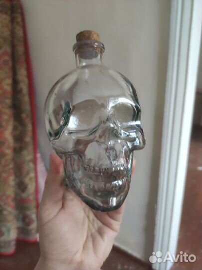 Бутылка штоф череп 380 мл