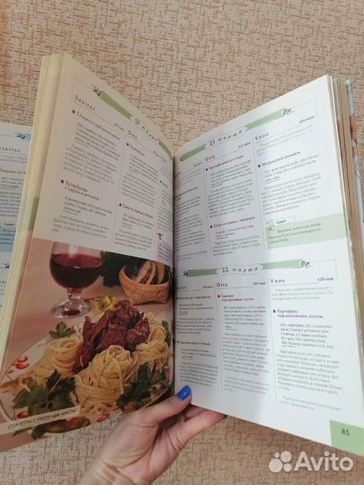 Книга Домашнее меню современной хозяйки интерьер