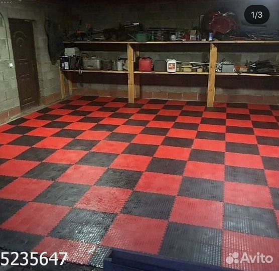 Модульная плитка для гаража