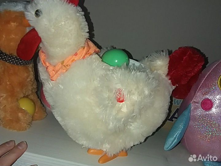 Интерактивный щенок антошка и чудо курочка