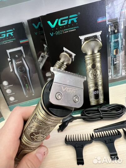 Триммер для стрижки бороды и волос VGR V-962