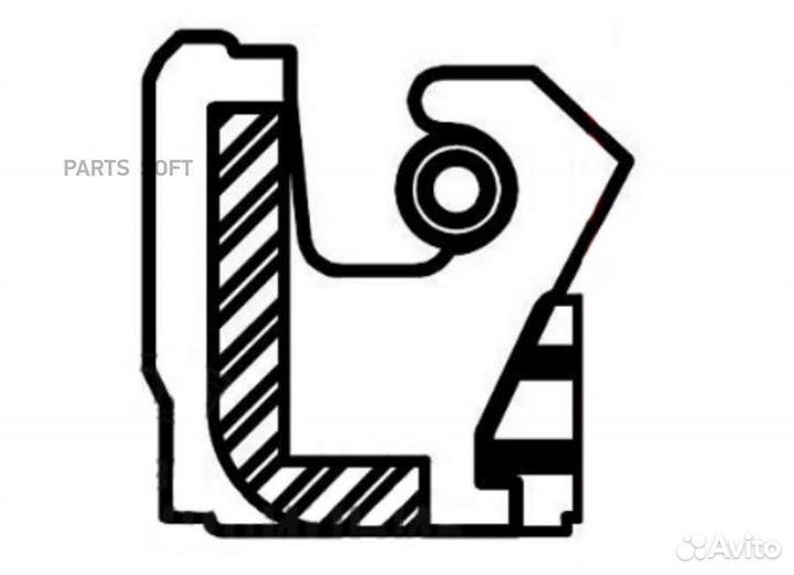 Corteco 19020602B Сальник гидроусилителя