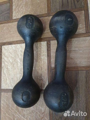 Гантели 4 кг 1шт