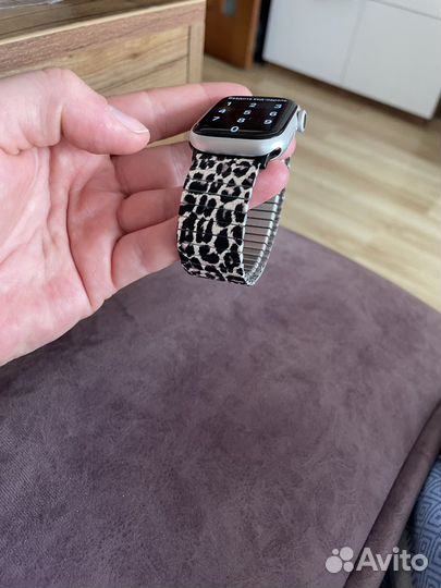 Ремешок браслет apple watch леопард 38mm 40mm 41mm