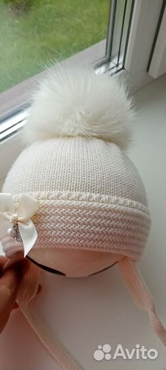 Шапка для девочки 40-44