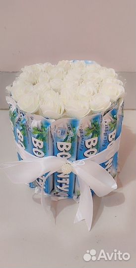 Сладкие букеты из конфет