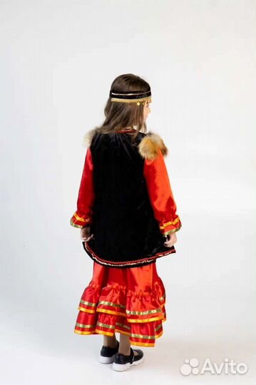 Башкирский национальный костюм для девочки 