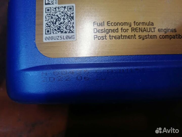 Масло 194908 + Фильтр K9k Меган Сценик Дастер