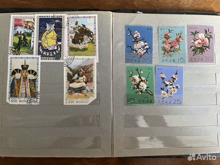 Марки почтовые СССР монголия Япония Куба