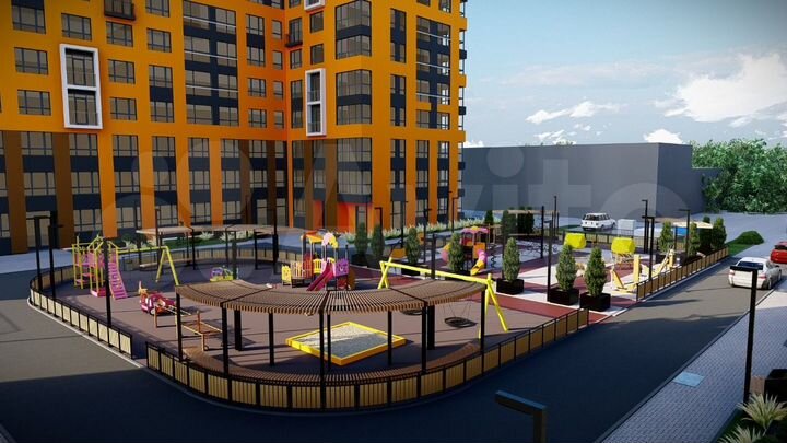 2-к. квартира, 66,5 м², 6/10 эт.