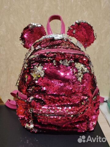 Детский рюкзак с пайетками
