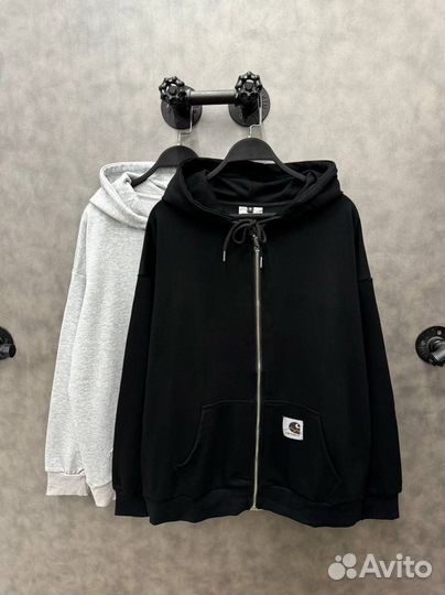 Зип худи carhartt оверсайз