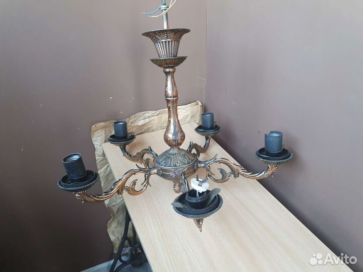 Люстра СССР 5 рожковая