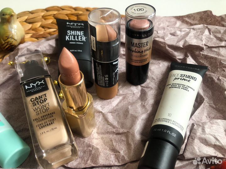 Набор косметики пакетом бу NYX Loreal Maybelline