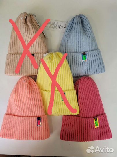 Детские шапочки для девочек весна/ осень