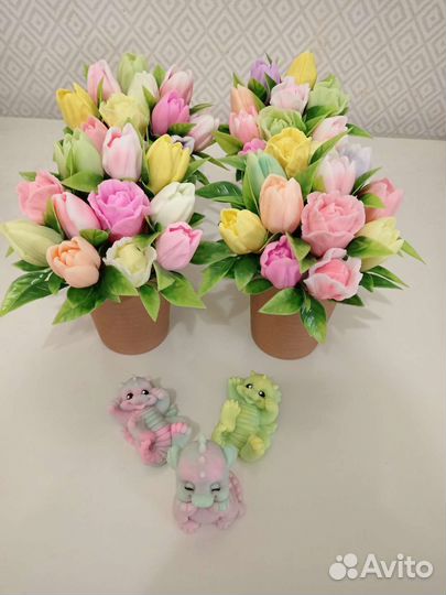 Букеты из мыла ручной работы