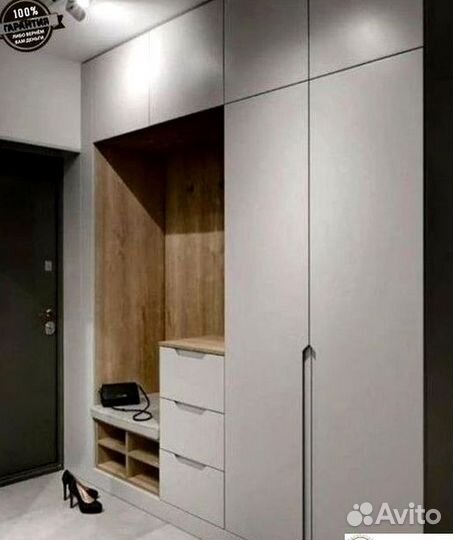 Шкаф в прихожую на заказ. Доставка и сборка