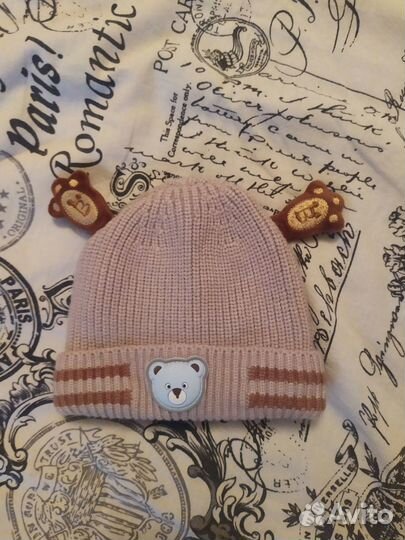 Детские шапочки для мальчика, осень/весна