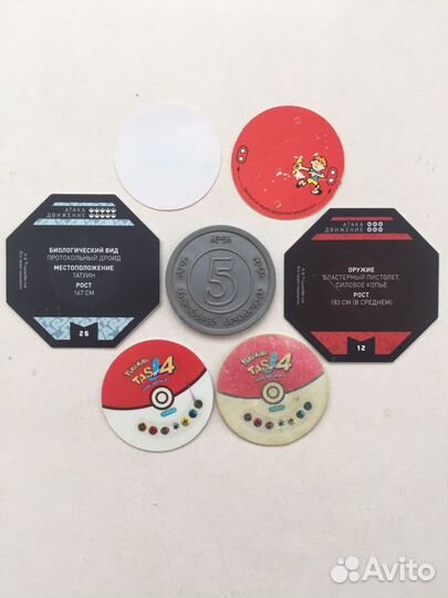 Фишки покемон и др