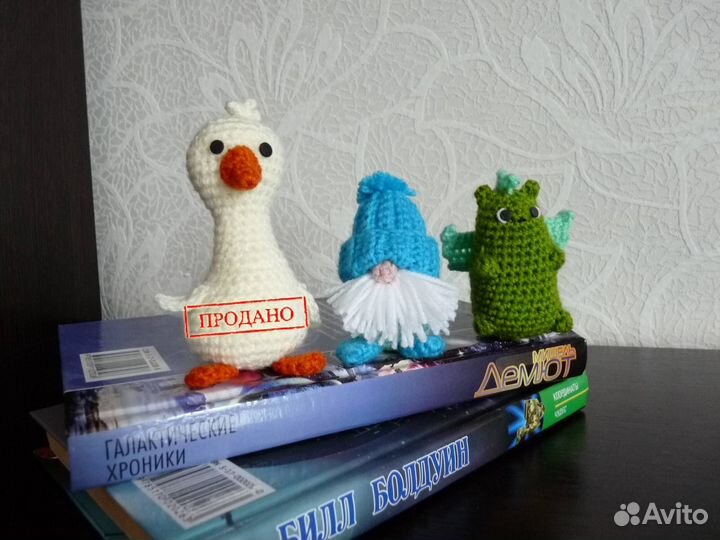 Вязаные игрушки ручной работы