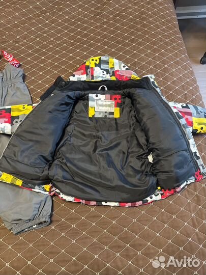 Комплект с полукомбинезоном зимний, lenne, 110