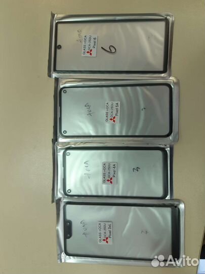 Стекло с OCA пленкой на Pixel 3xl, 4a, 5a, 6