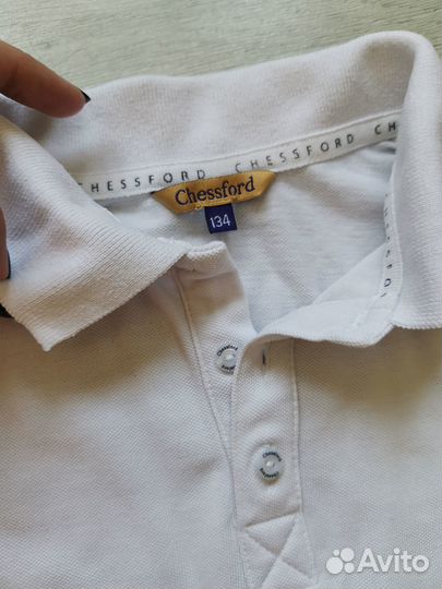 Брюки + футболка поло, комплект на мальчика 134 р