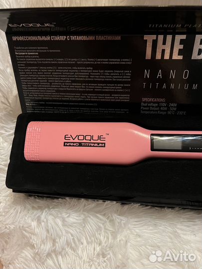 Утюжок для волос профессиональный evoque